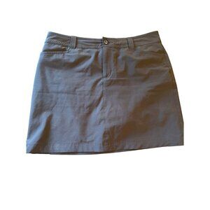 Eddie Bauer Womens Black Skort Size 10 Polyester & Spandex Comfortable & Durable